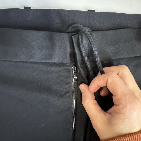 Nike Made in Italy Black Pants Mens 38 AQ0681-010 Cotton Stretch Golf Athleisure - Picture 14 of 14